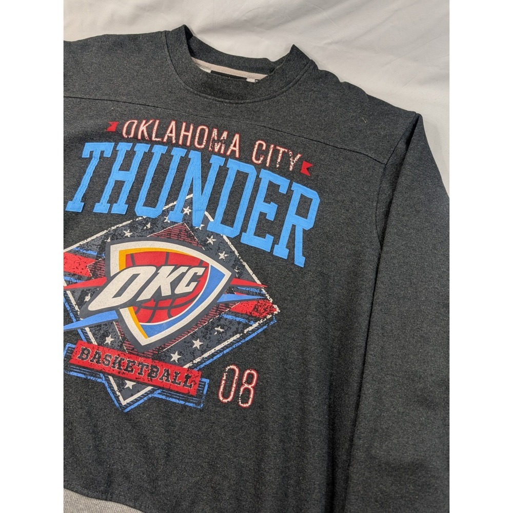 G3 Big Man NBA Oklahoma City Thunder OKC  Crewneck‎ Sweatshirt Embroidered 3XL